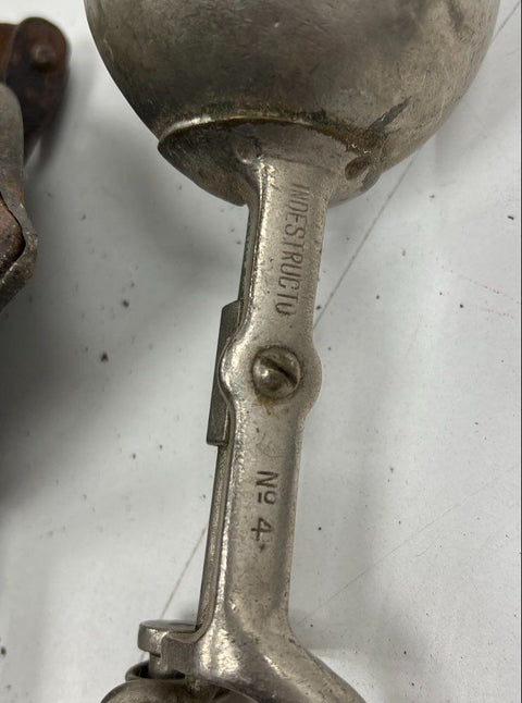 Vintage Kitchen Utensil Lot (5) Townsend Skinner Indestructo Scoop Hand Drill