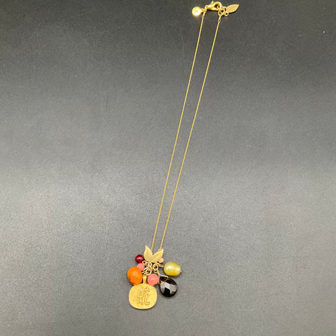 David Aubrey & Mixed Style Jewelry Lot 5 Necklaces Abalone Pearl Pendants