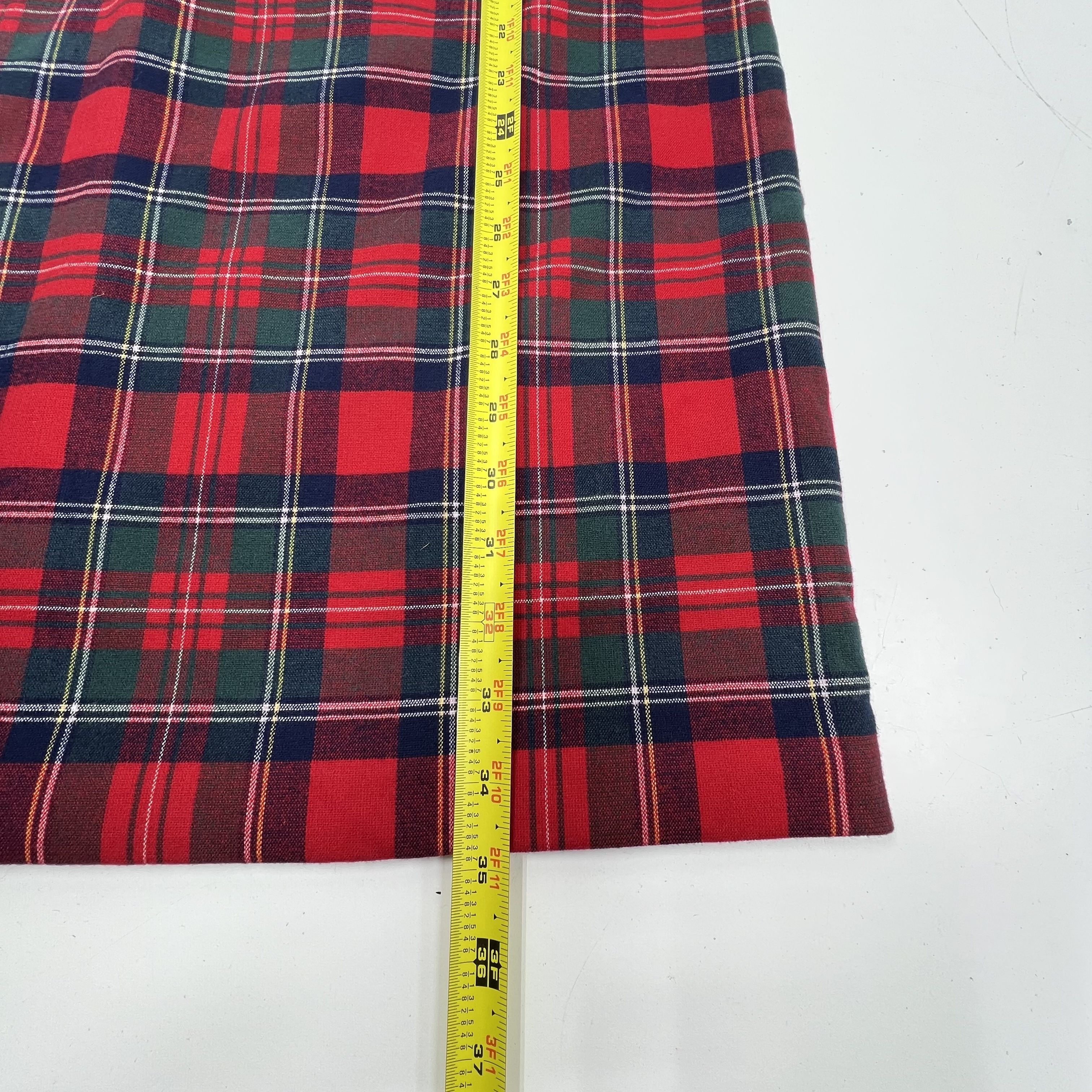 Vineyard Vines Red Plaid Greenwich Flutter Sleeve Dress Women's 10 NWT