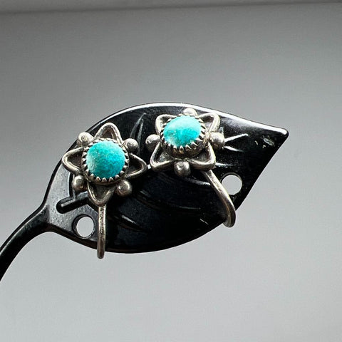 Vintage Sterling Silver Screw Back Earrings 14.54g