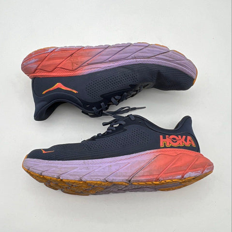 Hoka Arahi 7 Navy Purple Coral Women's Running Shoes Size 11B