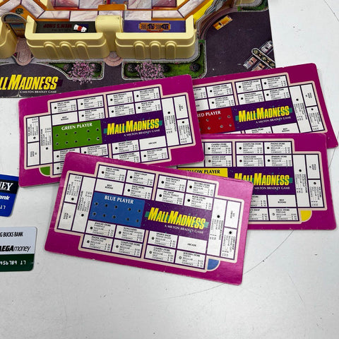 Mall Madness Milton Bradley Electronic Talking Shopping Spree Board Game 1989