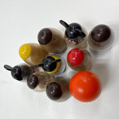 Vintage 70s Hasbro Weebles Lot of 10 Figures Disney Mickey Mouse Club Toys