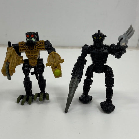 LEGO Bionicle + Transformers Movie Action Figure Lot of 7 Robots Hasbro 2000s
