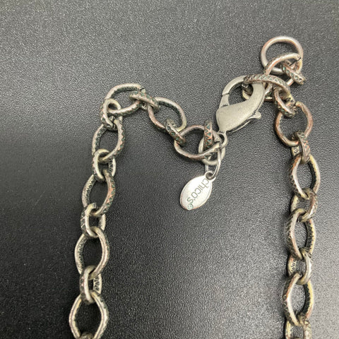 Chico's Nine West TINT Silver Tone Beaded Geometric Necklace Jewelry Lot of 12