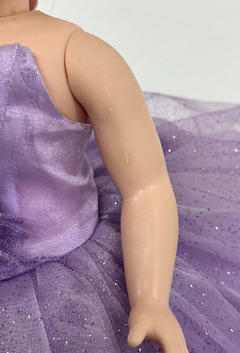 Collectible Quinceañera Last Doll 18" Figure Purple Gown Dress Display