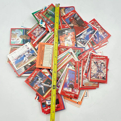 Baseball Card Lot 1980s-90s Topps Donruss Fleer 1.3 Lbs See Photos