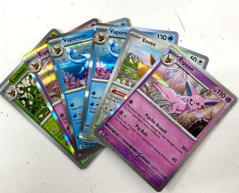 Flareon EX + Espeon Secret Rare 14 Card Lot Pokemon XY Eeveelutions Holo