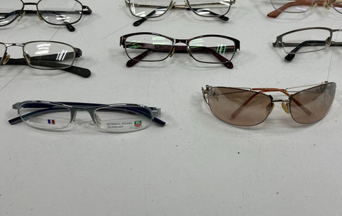 Lot of 20+ Mixed Brand Eyeglass Frames Eyewear For Lenses Parts Repair
