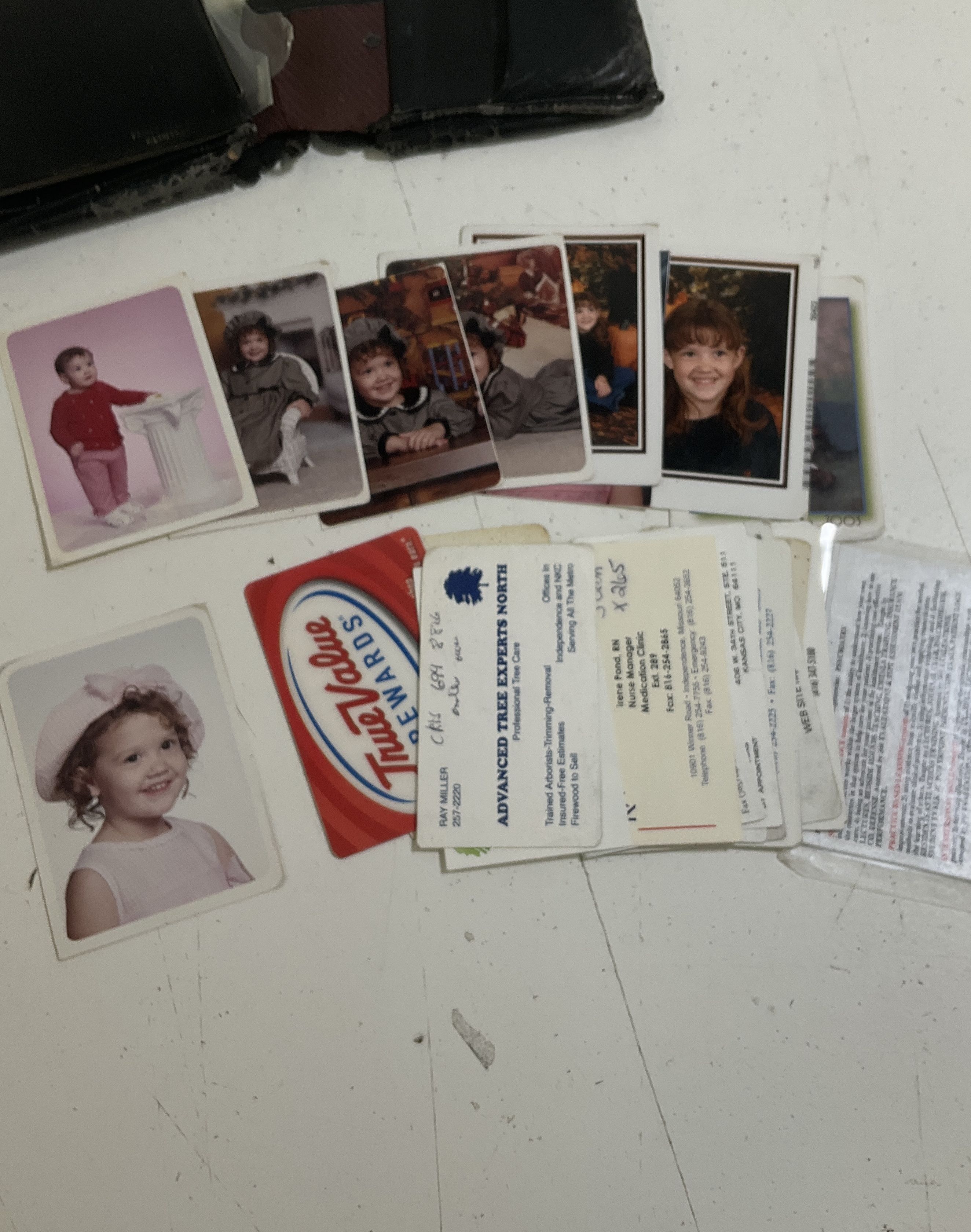 Vintage Ephemera Lot Found Photos in Wallet 1940s-1990s Vernacular Photography