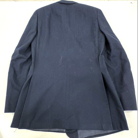 Vintage Adolfo 3 Piece Suit Men's Navy Blue Blazer Vest Pants