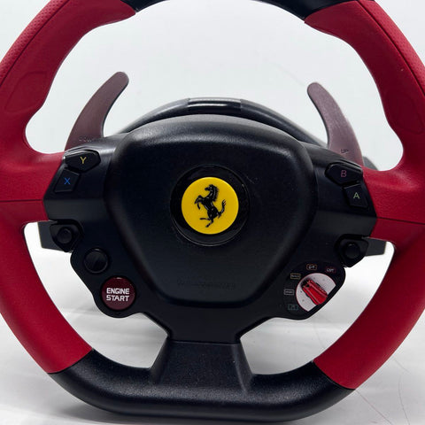 Thrustmaster Ferrari 458 Spider Xbox One Racing Wheel Pedals For Parts Repair