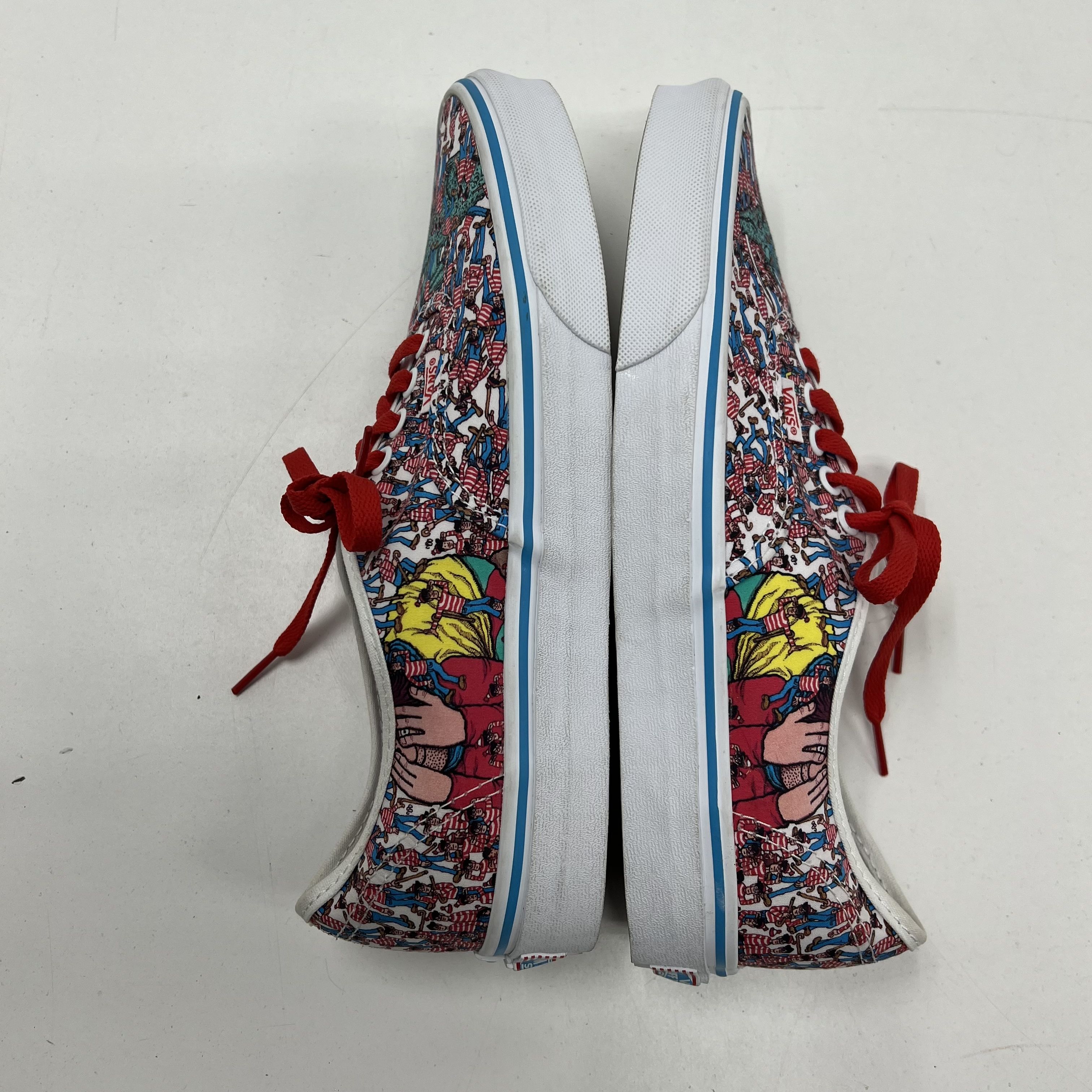 Vans Authentic Where's Waldo Battle Skate Shoes Men's Size 9