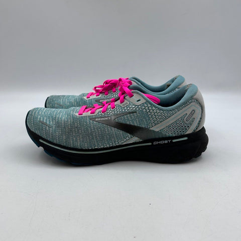 Brooks Ghost 14 Light Blue Pink Women's Running Shoes Size 10