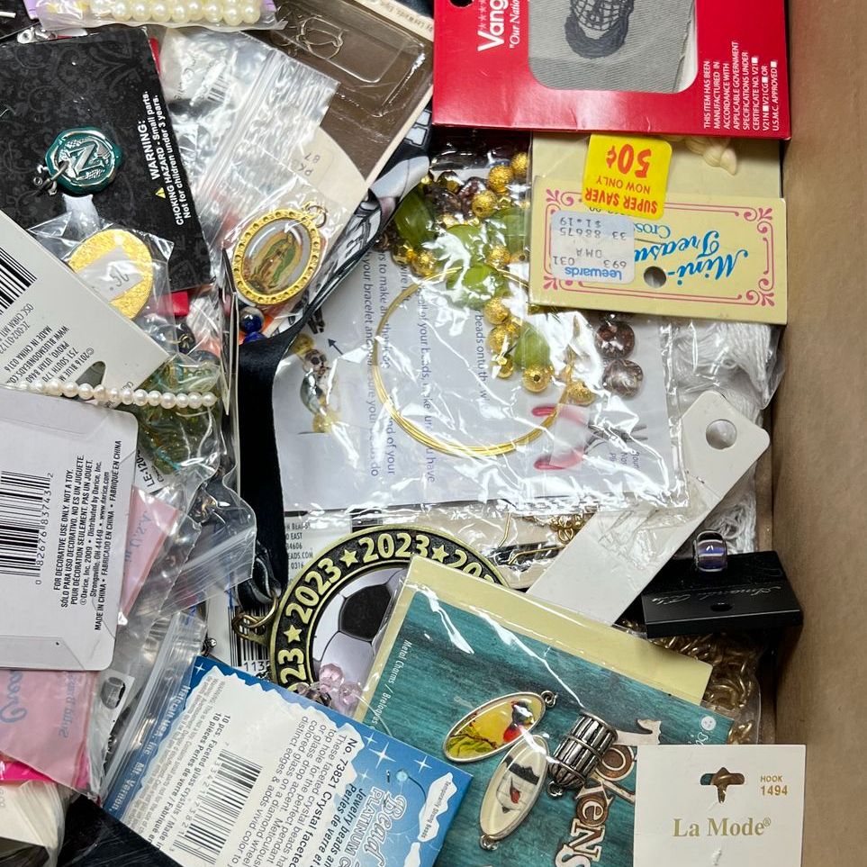 Assorted New Jewelry Craft Box Lot