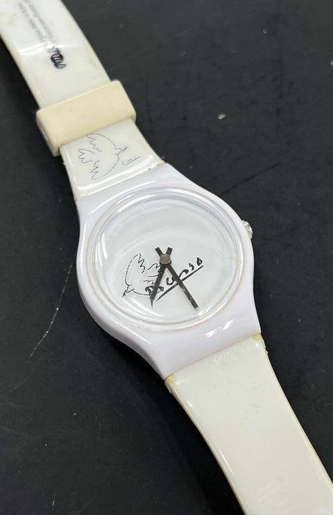 Succession Picasso 2007 White Watch Dove of Peace Sketch RMN Bulloz Tested