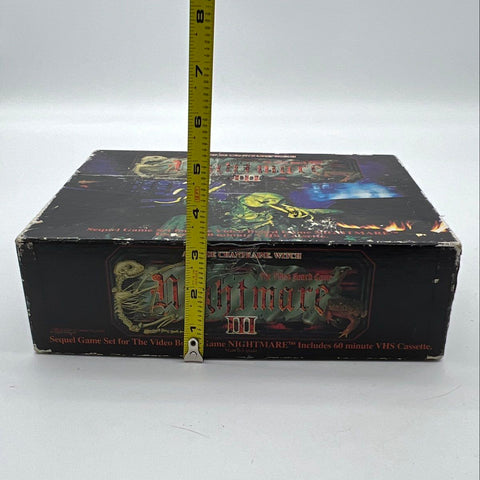 Nightmare III Anne de Chantraine Witch VHS Video Board Game Sequel Not Tested