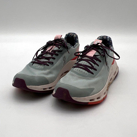 On Running Cloudnova Form Grey Pink Floral Women's Running Sneakers Size 9