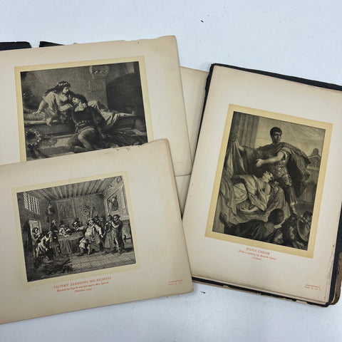 c.1900 Shakespeare Rare Print Collection Seymour Eaton Connoisseur Ed. Portfolio