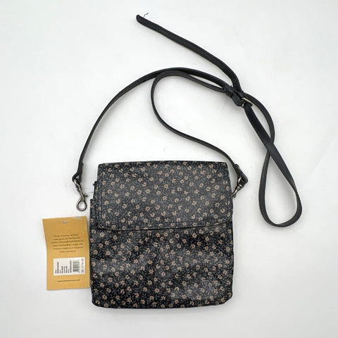 Patricia Nash Denim Daisies Balluri Crossbody Bag Floral Print NWT