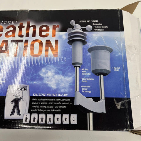 P3 International E9300 Pro Weather Station Wireless Wind Rain Temp New Open Box