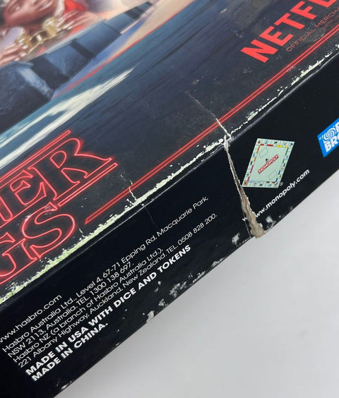 2017 Hasbro Stranger Things Monopoly Board Game Netflix Official Merchandise
