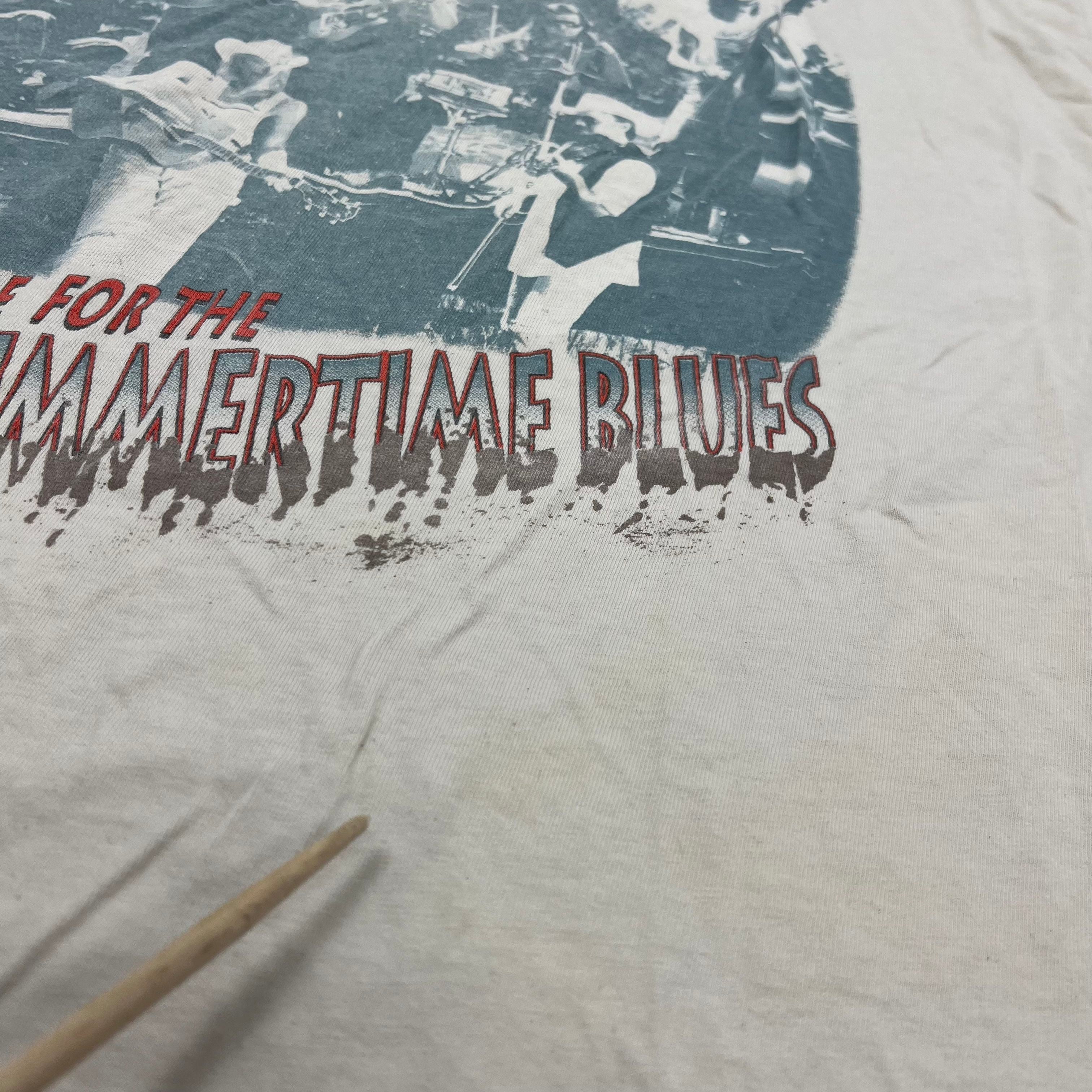 Vintage 1994 Alan Jackson Summertime Blues T-Shirt Single Stitch Made USA Sz XL