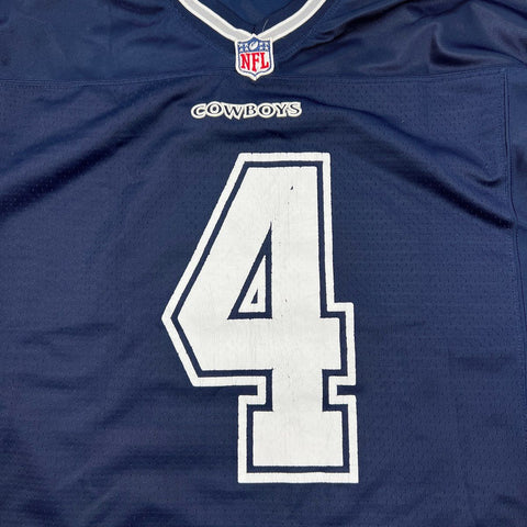 NFL Pro Line Men's Dallas Cowboys Dak Prescott #4 Jersey Navy Blue Sz S