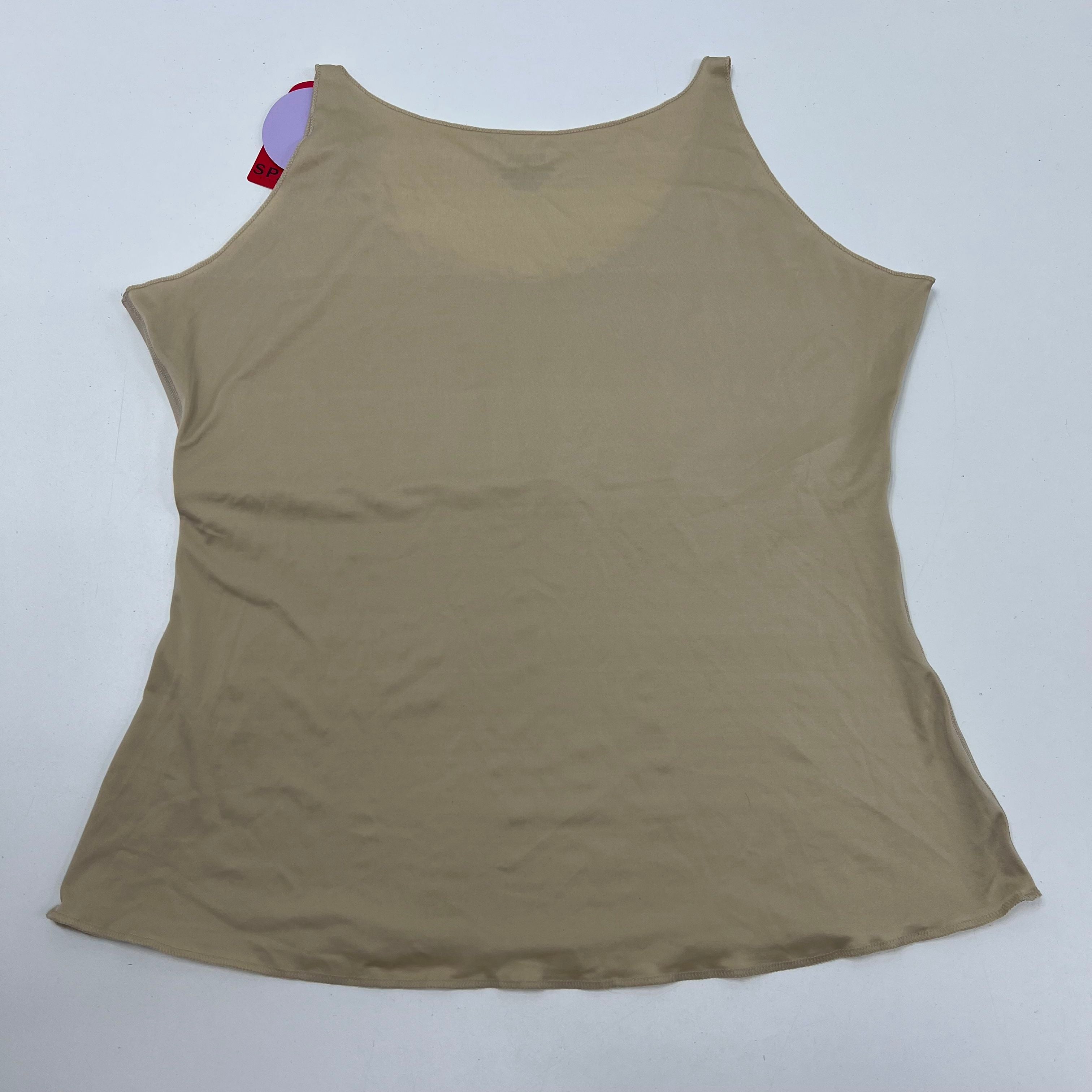 NWT SPANX Hide & Sleek Nude Cami Tank Top Women's 3X