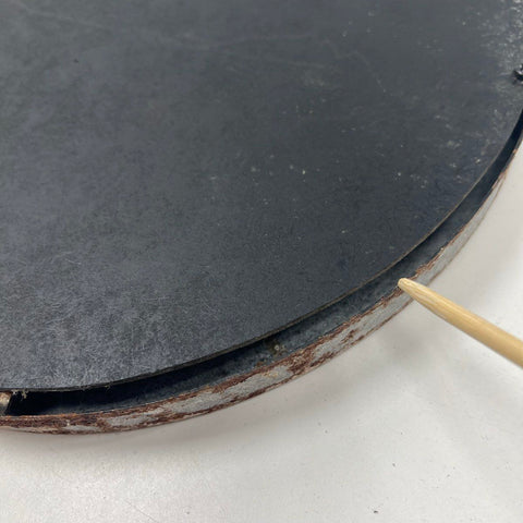 Vintage Rustic Metal Frame Succulent Botanical Print Round Wall Art 12.5"