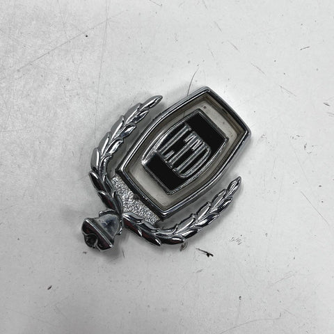 Vintage Ford LTD Hood Ornament Chrome Wreath Crest Emblem OEM