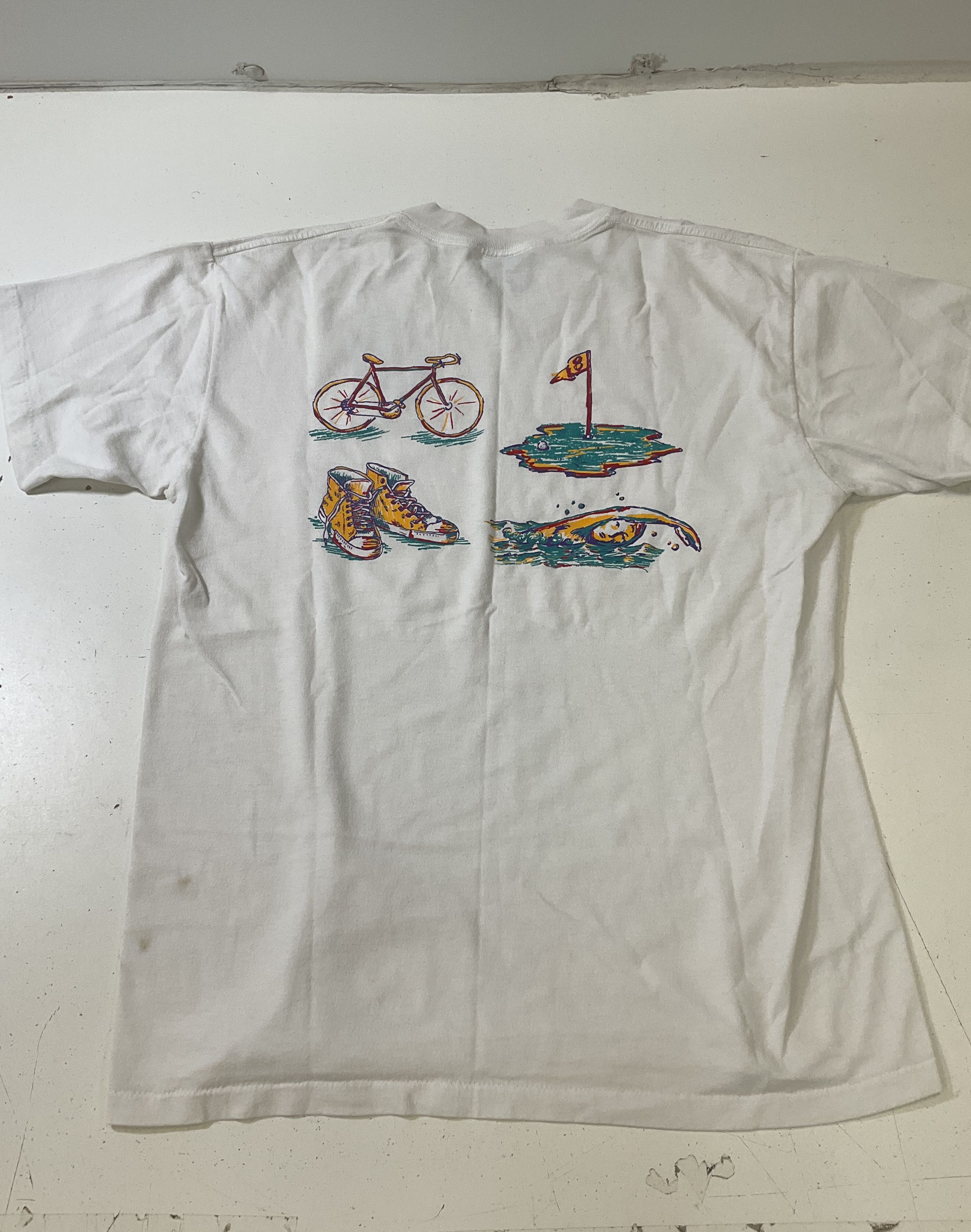Lot of Vintage White Graphic Tees T-Shirts Hard Rock Key West Others Size S-L
