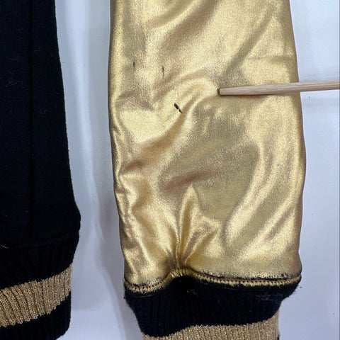 Jordan Youth Varsity Bomber Jacket Black Gold #23 Jumpman Logo Sz XL