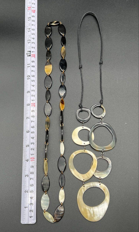 Animal Print Jewelry Lot 14pc Faux Tortoiseshell Leopard Necklace Bracelet