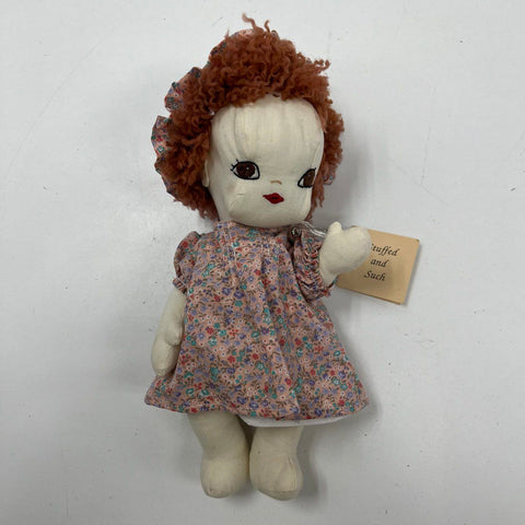 Vintage Stuffed and Such "Bess" Handcrafted Cloth Doll OOAK by Frances Walker