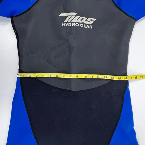 Tilos Hydro Gear Full Wetsuit Size XL Neoprene Diving Surfing Black Blue