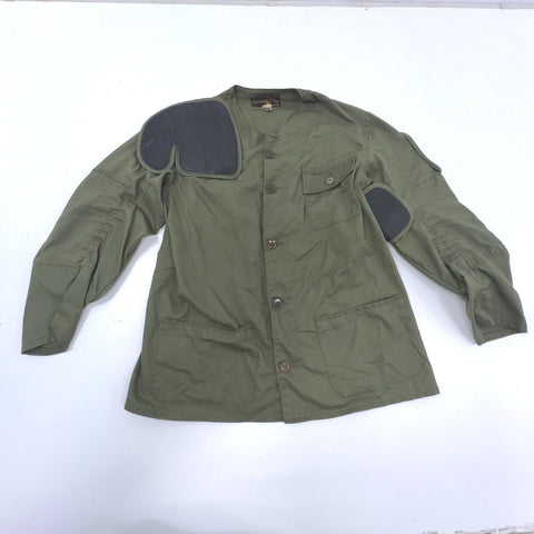 Vintage 70s 10-X Mfg Co Green Padded Shooting Field Coat Jacket Men's