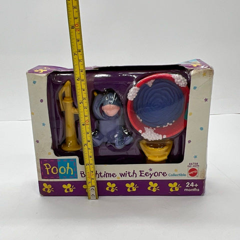 Mattel Winnie the Pooh Bathtime with Eeyore Collectible Set NIB