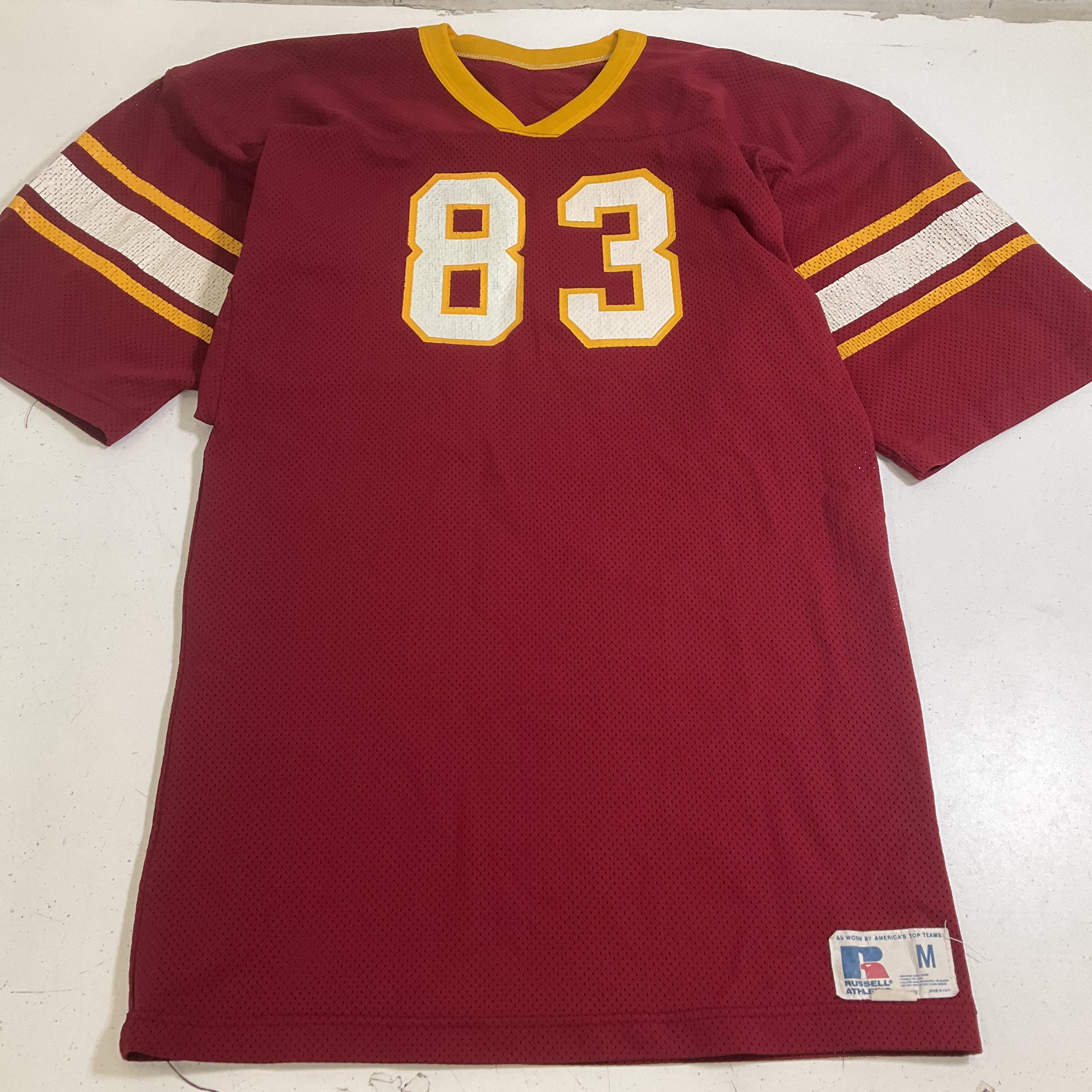 Vintage 80s Russell Athletic Washington Redskins #83 Football Jersey Mens M USA