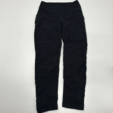 prAna Women's Koen Pant Black Short Fit Hiking Outdoor Travel Trousers NWT Sz S