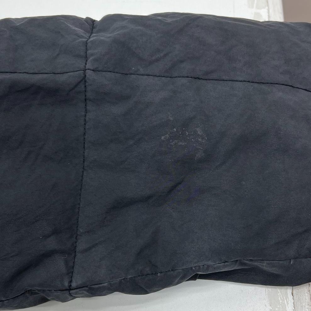 The North Face 550 Fill Down Faded Black Hooded Puffer Jacket Womens M