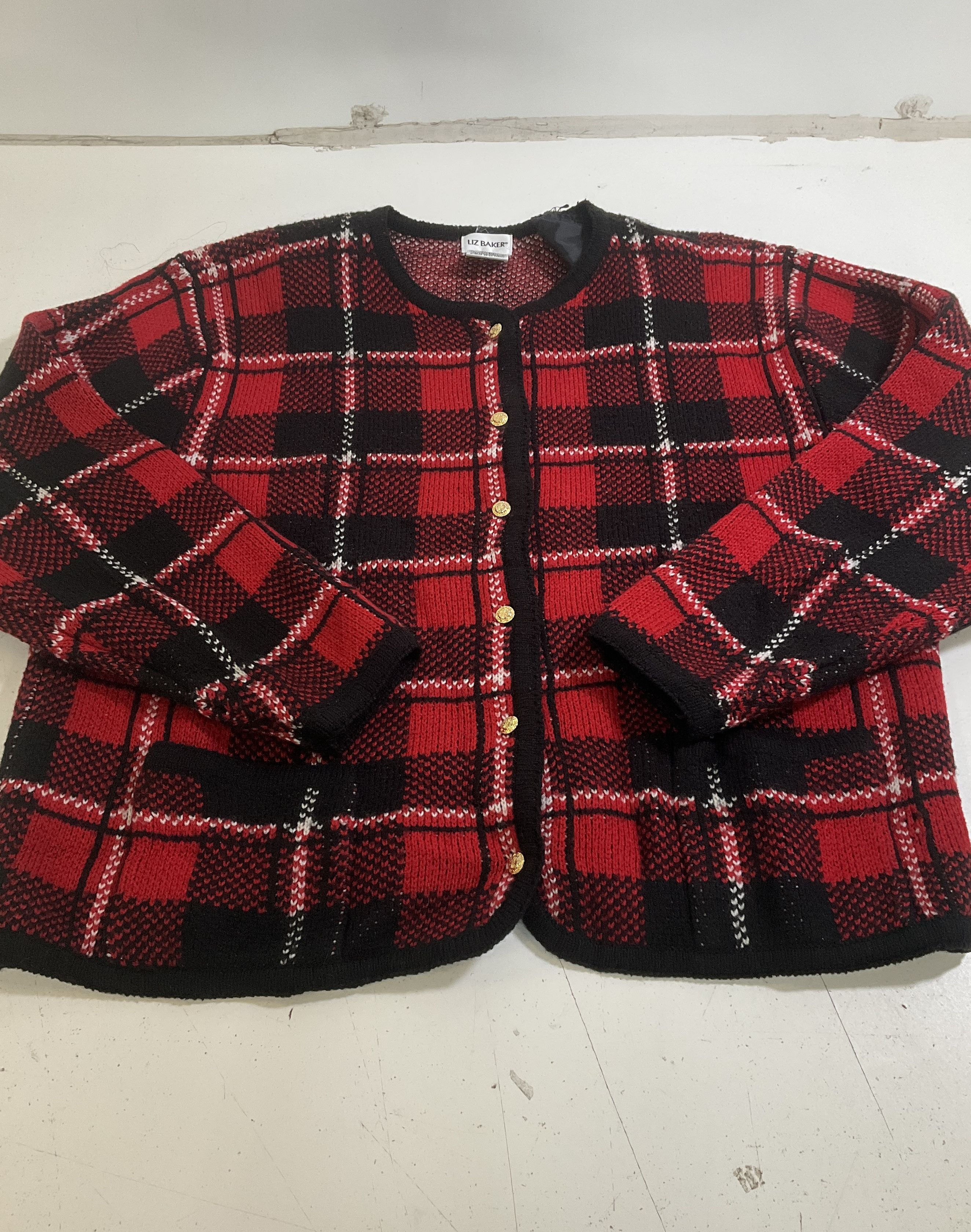 Vintage Sweater Lot 3 Pendleton Liz Baker Hunting Horn Wool Argyle Plaid