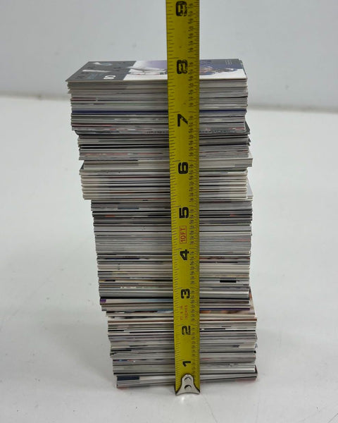 Large 8" Stack NFL Football Card Lot 500+ Cards Panini Topps Modern Bulk
