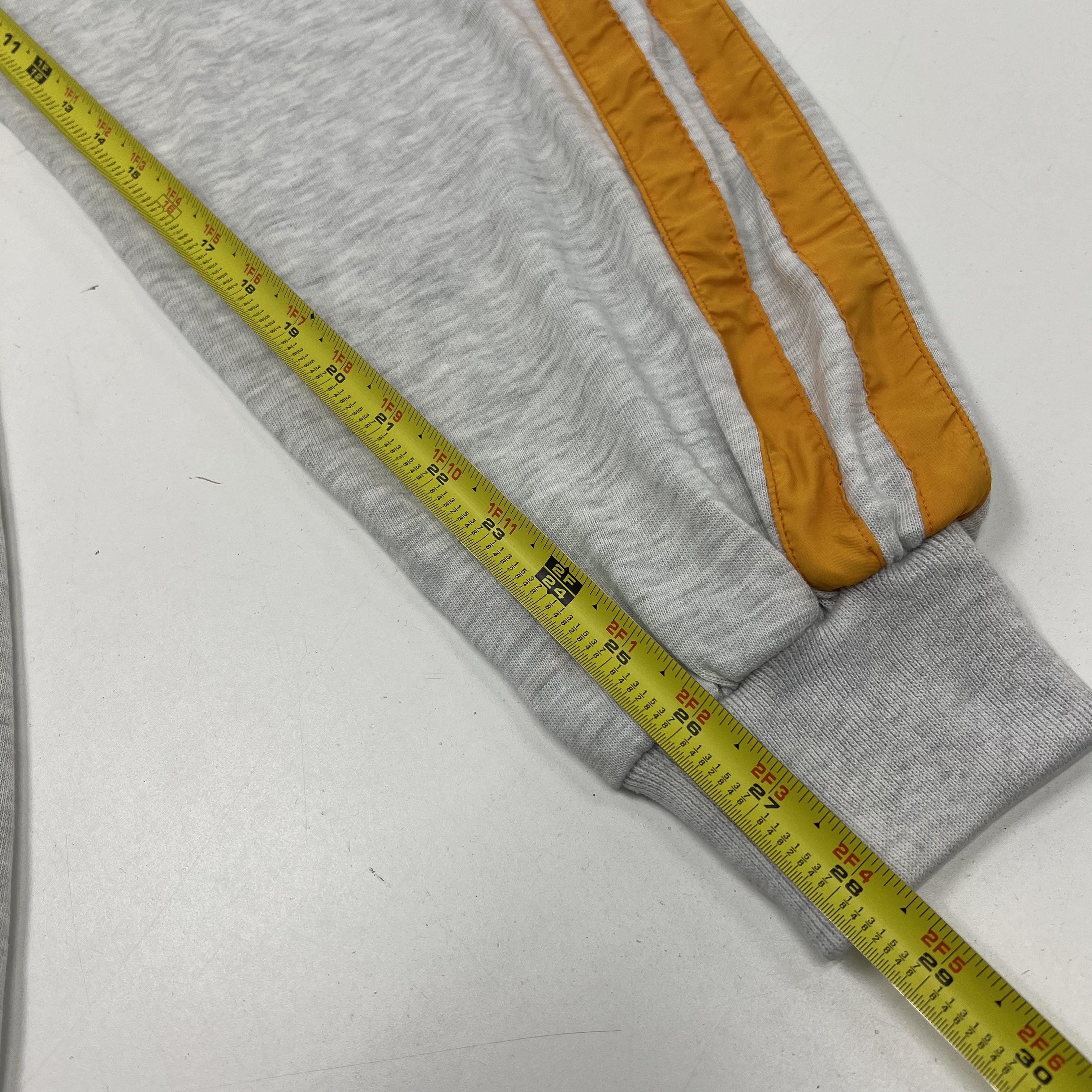 Nike Gray Orange Cross Training Lace Up Side Stripe Joggers Pants Women's L