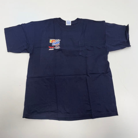 Vintage Y2K NASCAR Ken Schrader Federated Auto Parts 200 Racing T-Shirt Sz XL