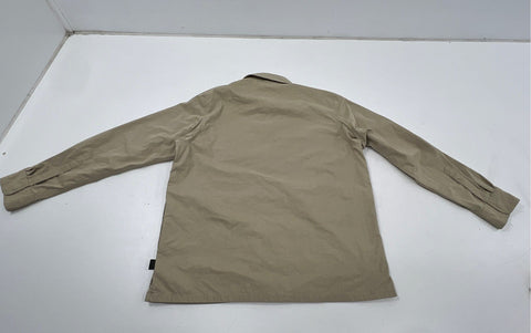 Patagonia Men's Tan Organic Cotton Nylon Full Zip Shirt Jacket Sz L