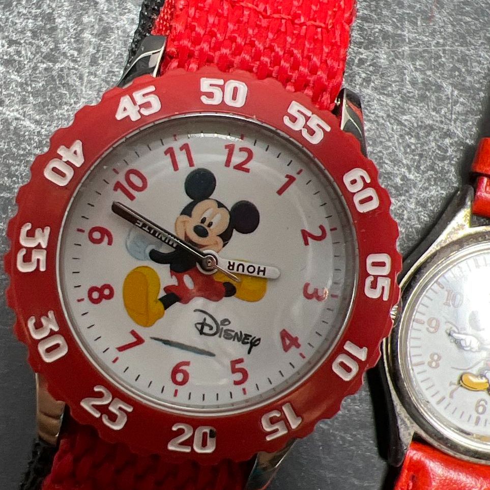 Disney Mickey Mouse Watches Lot Parts or Repair