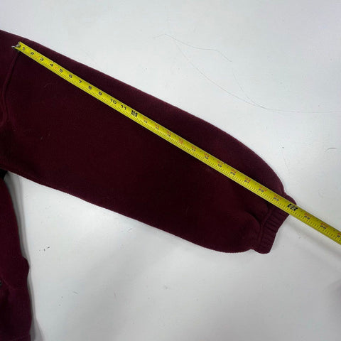 Vintage 2004 Harvard Business School HBS Fleece Quarter Zip Charles River Sz XL