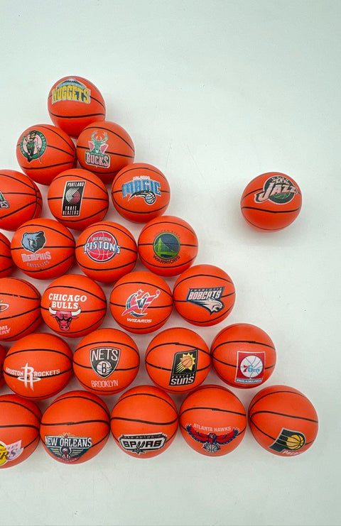 NBA Mini Basketball Lot 29 Pieces Mixed Teams A&A Global 2014 Licensed