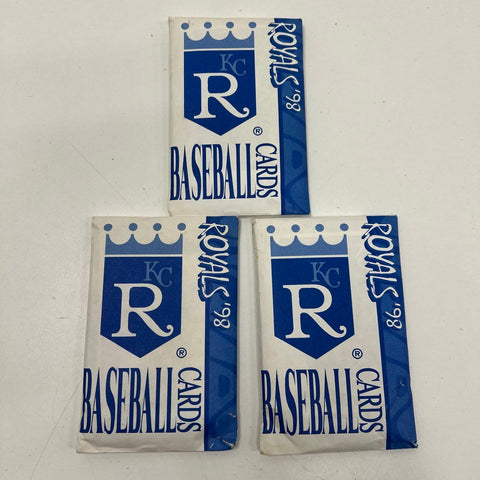 Frank White Auto Card Lot + 1998 Royals Packs & 1993 Pin Memorabilia